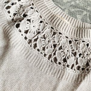 Rebecca Taylor crocheted sweater
